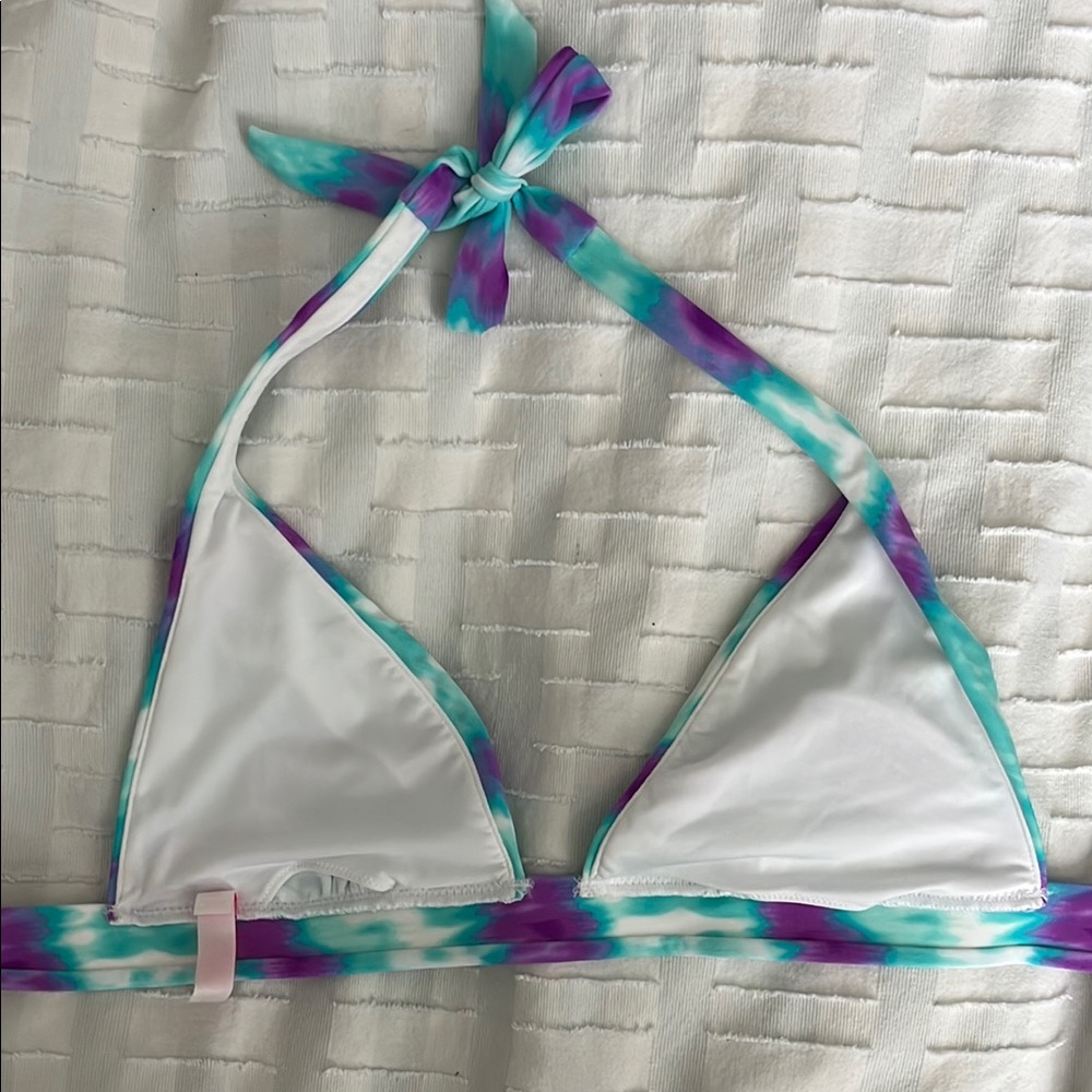 Victoria's Secret Teal and Purple Bikini Top - Picture 3 of 3